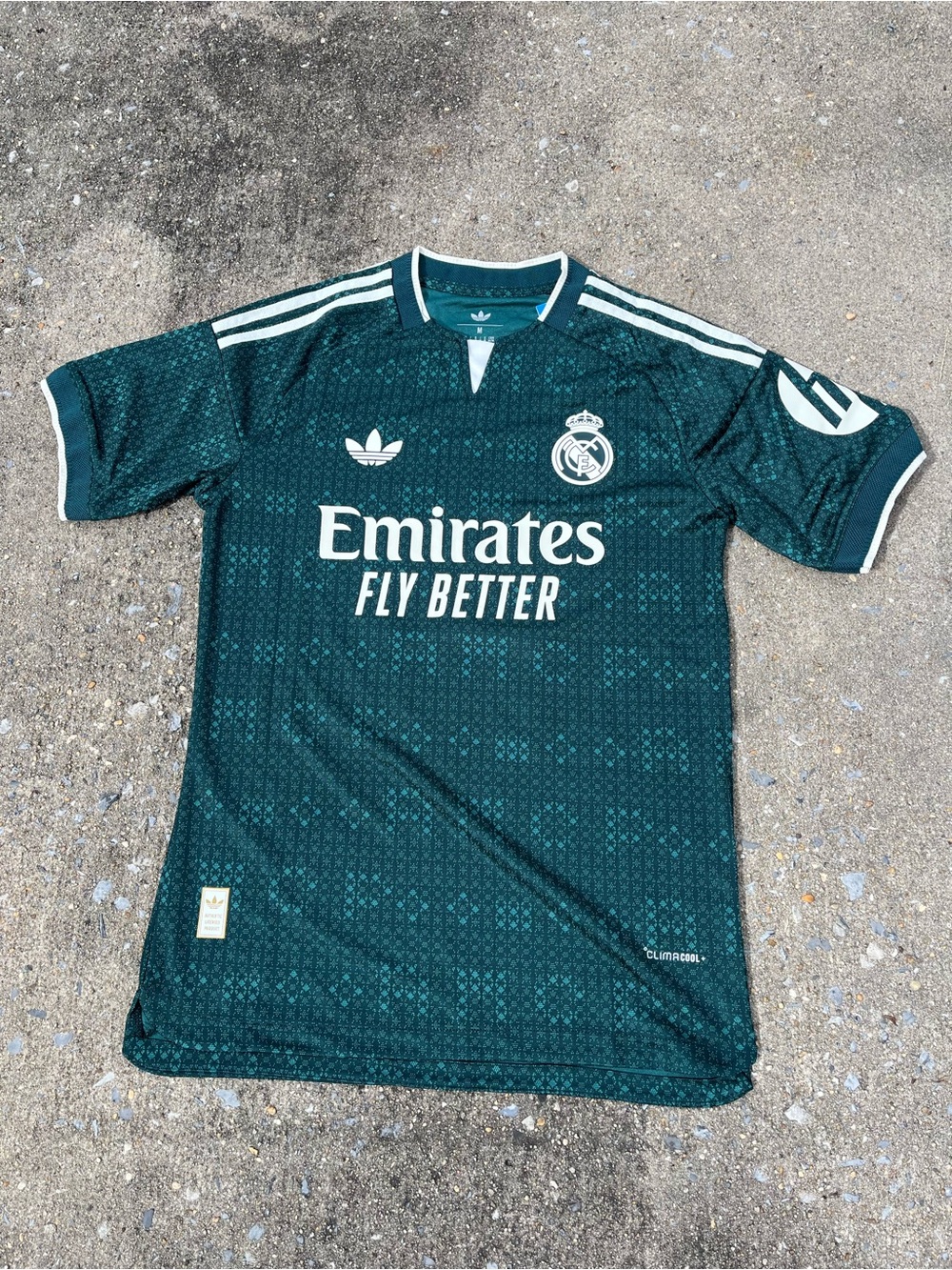 adidas Real Madrid Men's Dark Green Fly Better Jersey